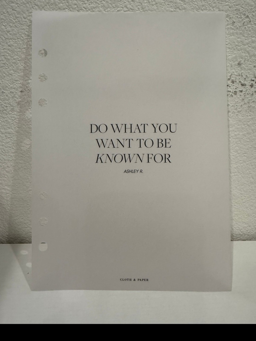 A5-Do What You Want Vellum Dash